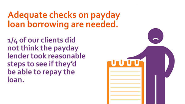 Adequate checks on payday loan borrowing are needed. 