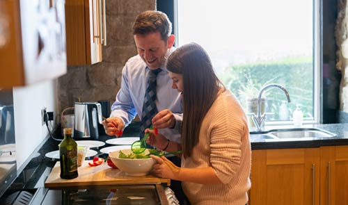 Family cooking