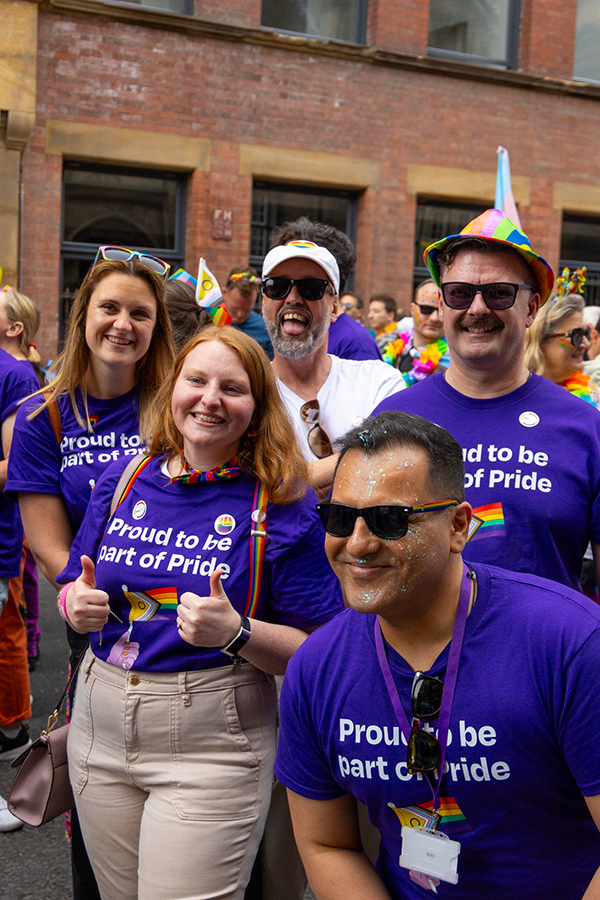 StepChange colleagues at Leeds Pride 2024