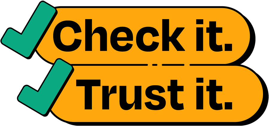 Check it, trust it logo