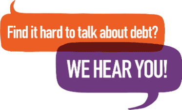 Find it hard to talk about debt? We hear you!