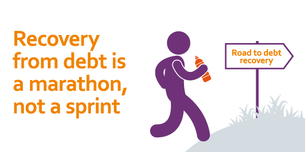 recovery from debt is a marathon, not a sprint