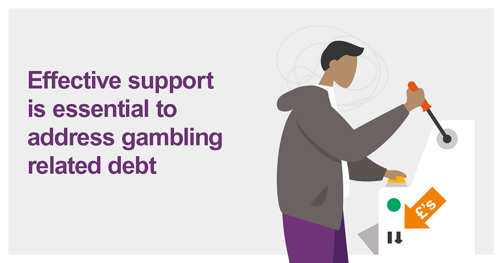 Effective support is essential to address gambling related debt