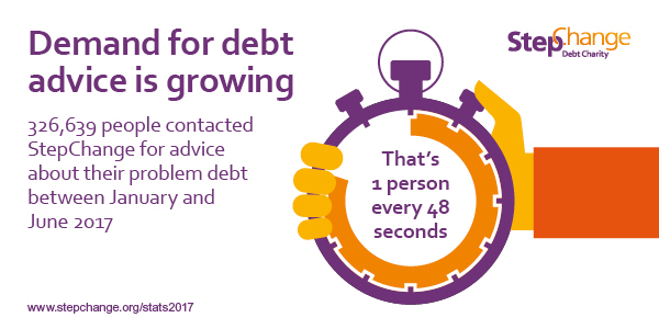 demand for debt advice is growing